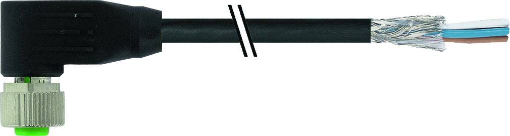 Murrelektronik 7000-13261-6411000 Sensor-/Aktor-Steckverbinder, unkonfektioniert M12 x 1 Buchse, gewinkelt 10.00m Polzahl