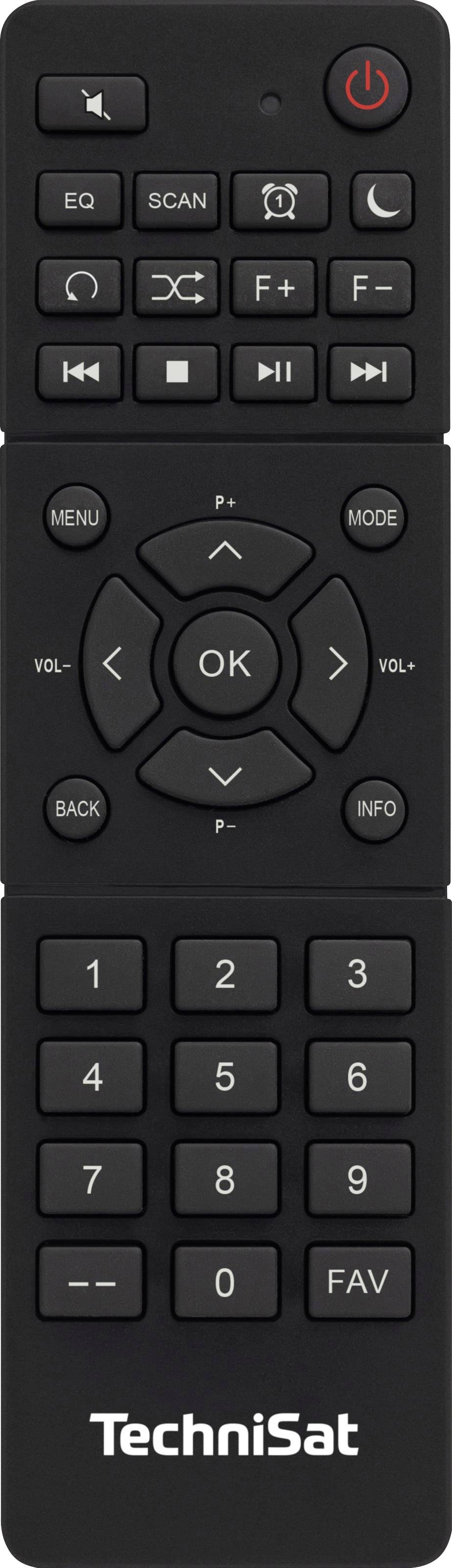 TechniSat DIGITRADIO 10 IR Internet Tischradio Internet, DAB+, UKW Bluetooth®, WLAN, Internetradio Inkl. Fernbedienung, Spotify