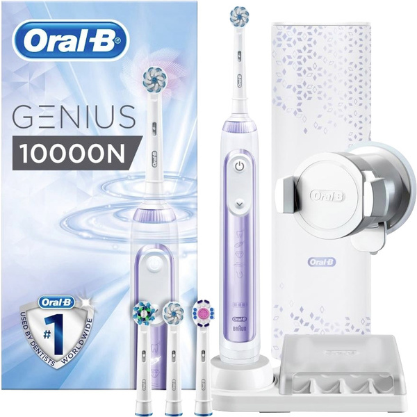 Brosse à dents électrique Oral-B Genius 10000N Orchid Purple 10000N violet 1 pc(s)