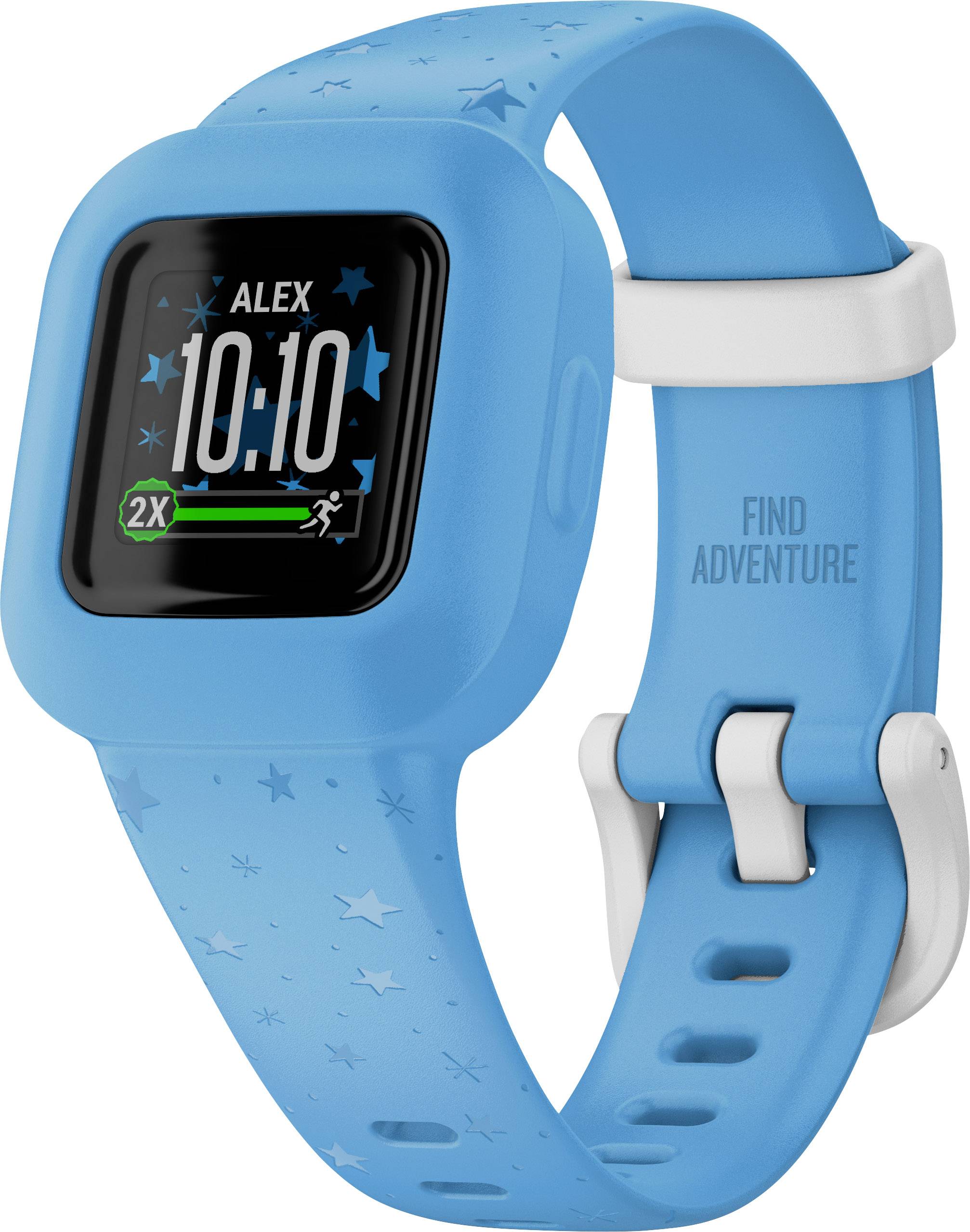 Garmin vívofit® jr. 3 | 3 Sterne Kinderarmbanduhr Blau, Weiß