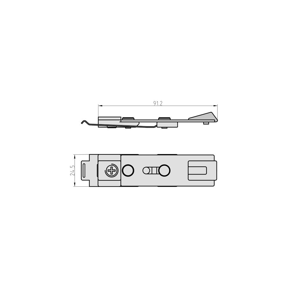 GEZE 1400-0016 Türfeststeller