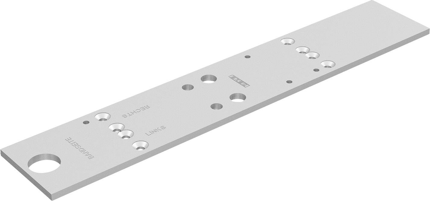 GEZE 1400-0007 Montageplatte Silber