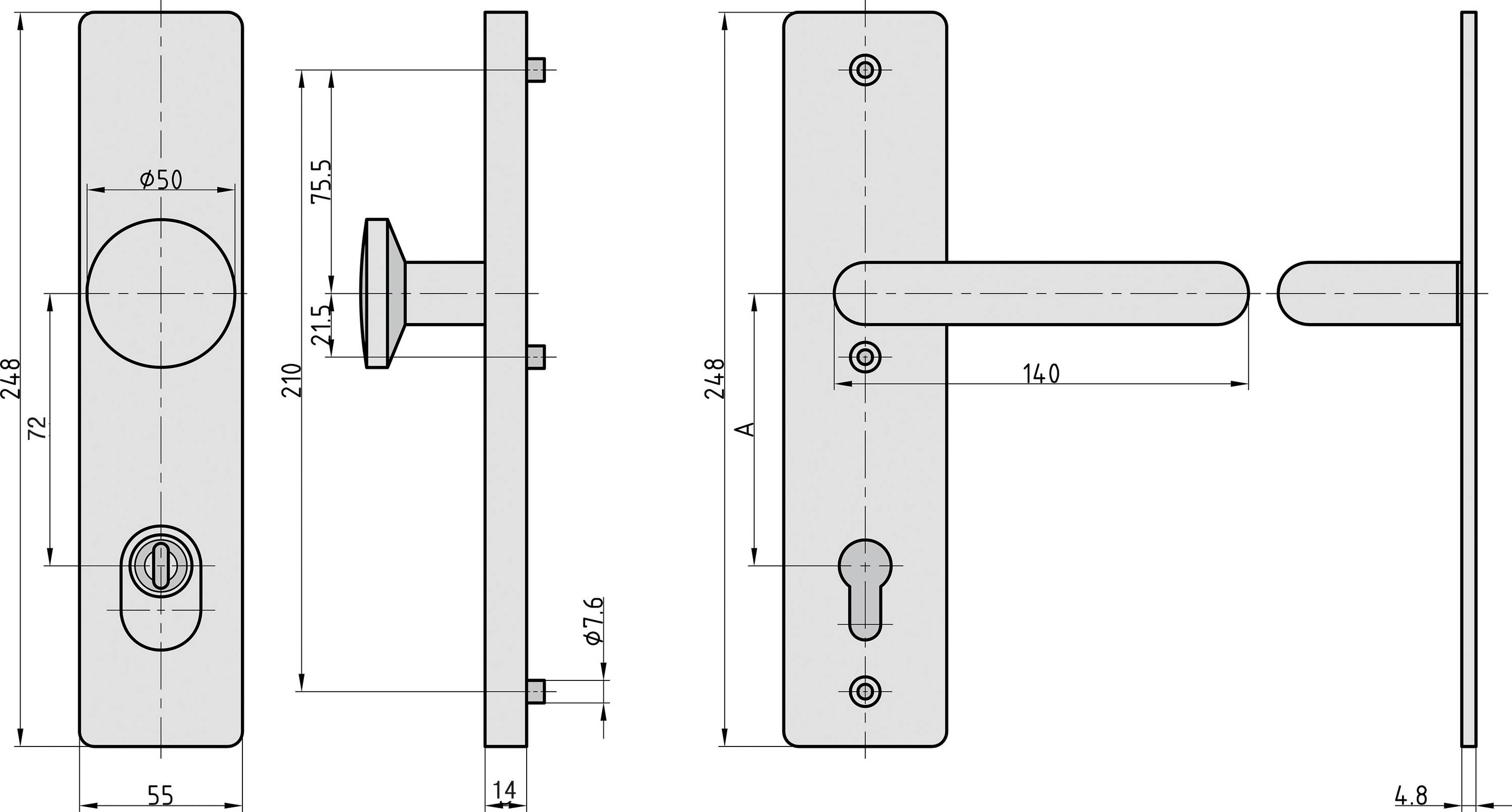 Basi 7500-0308 Wechsel-Schutzbeschlag