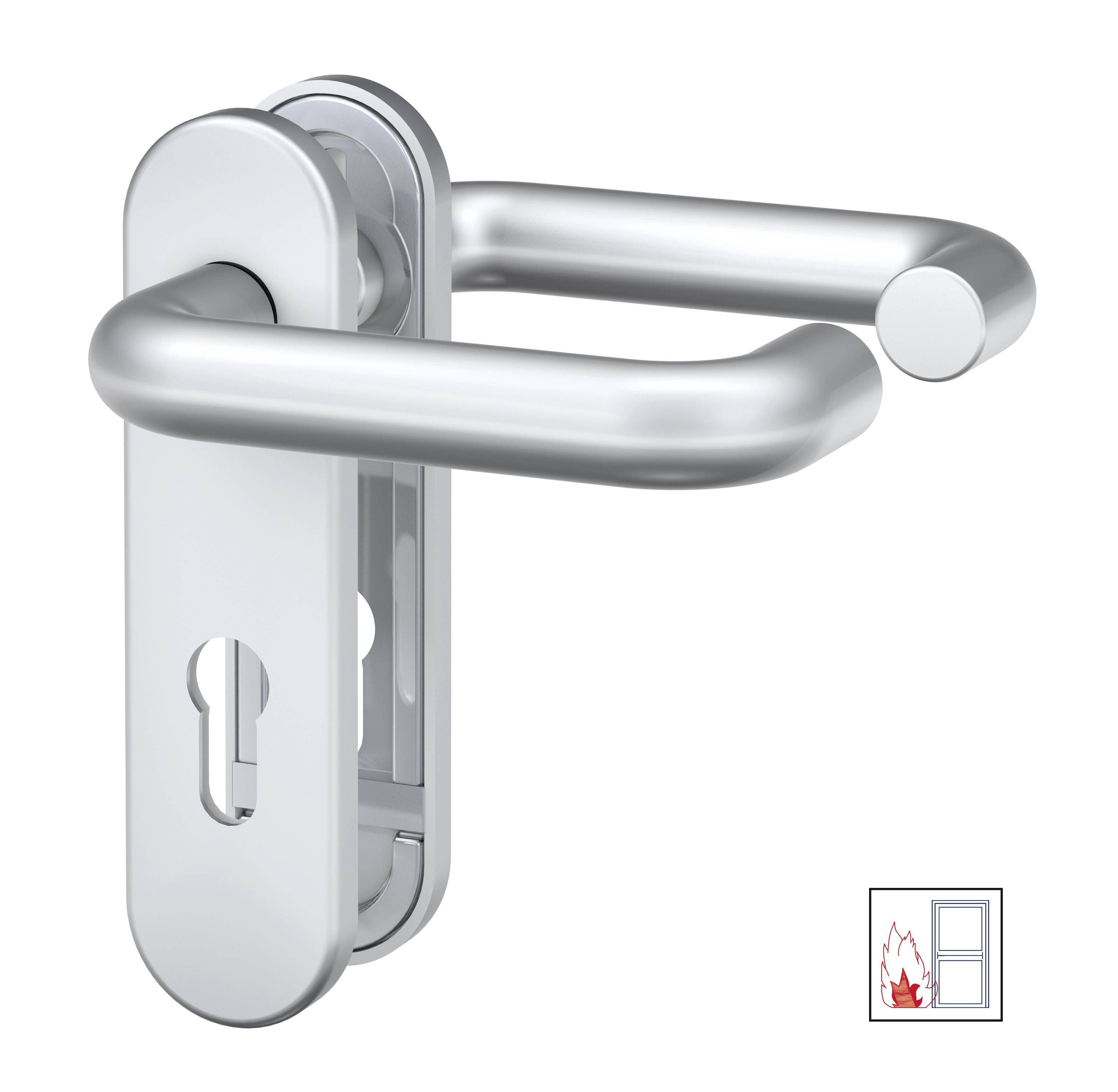 Basi 7529-0501 Drücker-Schutzbeschlag