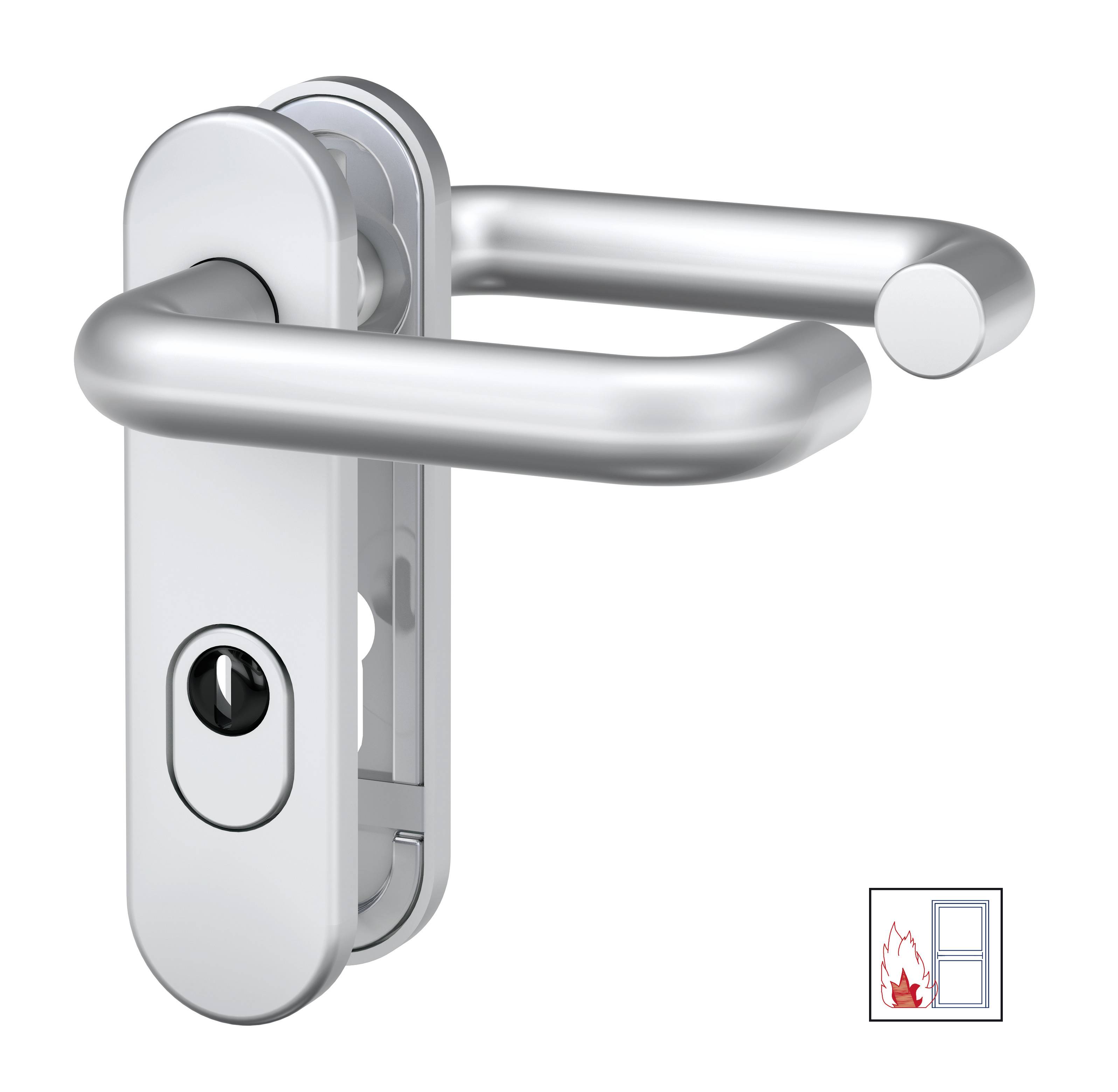 Basi 7529-0701 Drücker-Schutzbeschlag