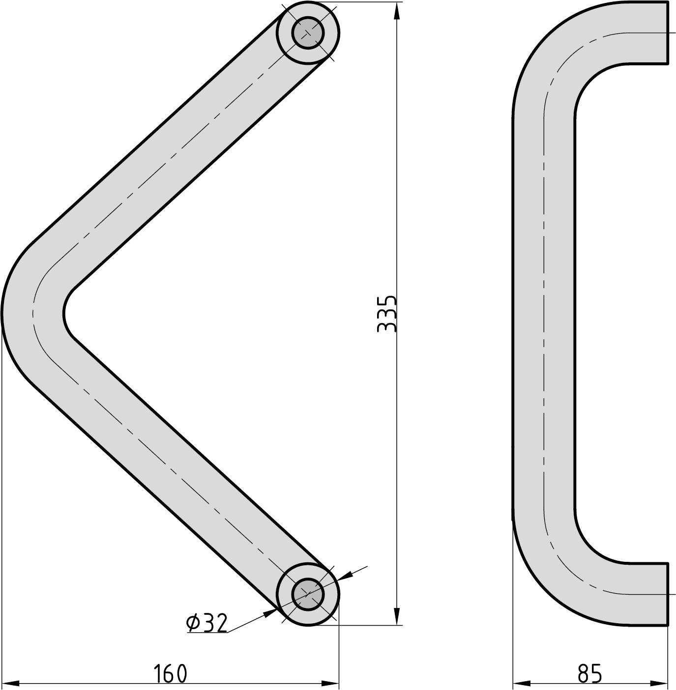Basi 7000-0001 Stoßgriff
