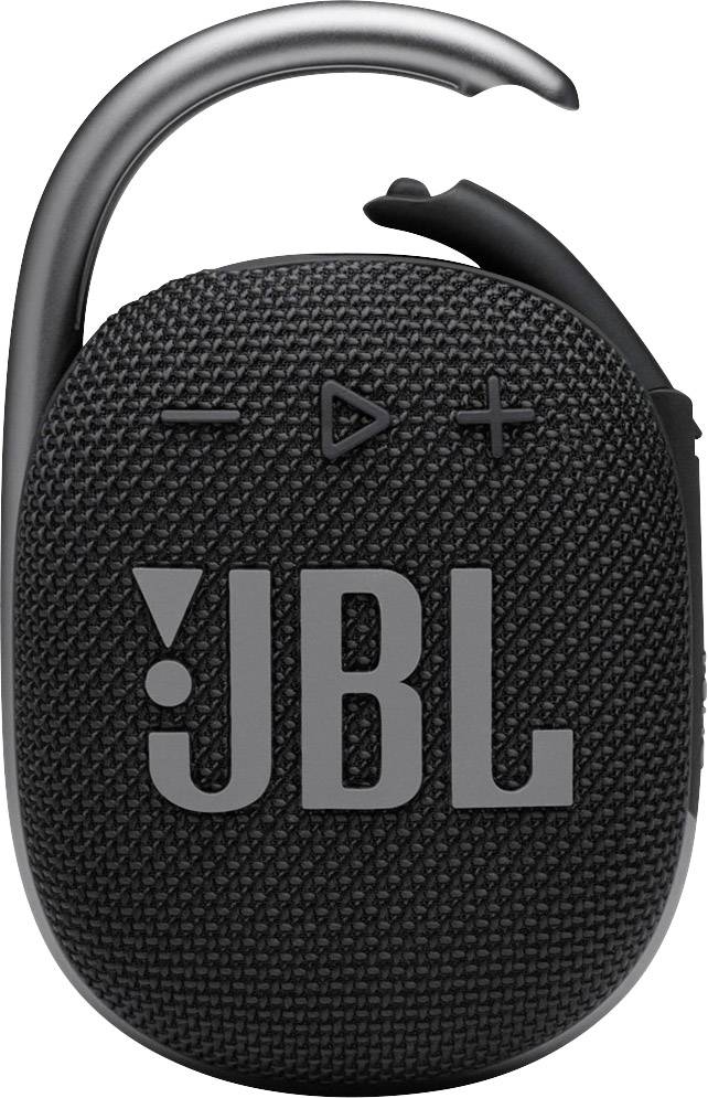 JBL Clip 4 Bluetooth® Lautsprecher Wasserfest, staubfest Schwarz