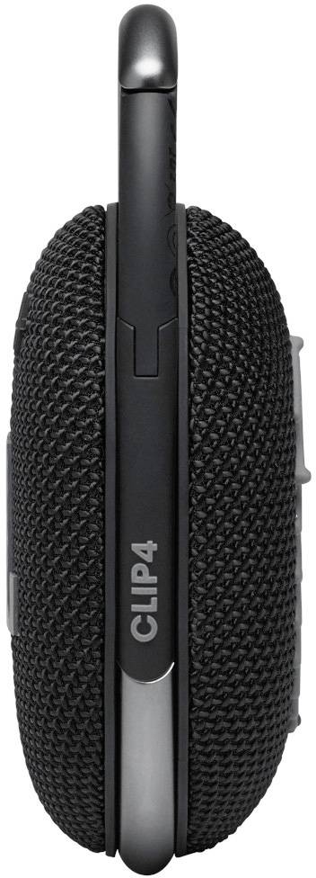 JBL Clip 4 Bluetooth® Lautsprecher Wasserfest, staubfest Schwarz