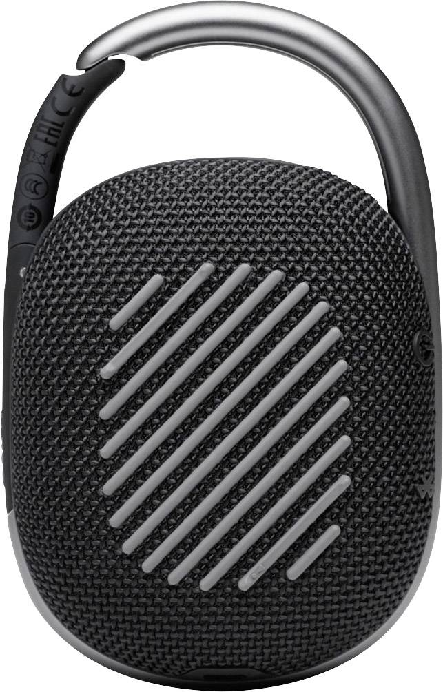JBL Clip 4 Bluetooth® Lautsprecher Wasserfest, staubfest Schwarz