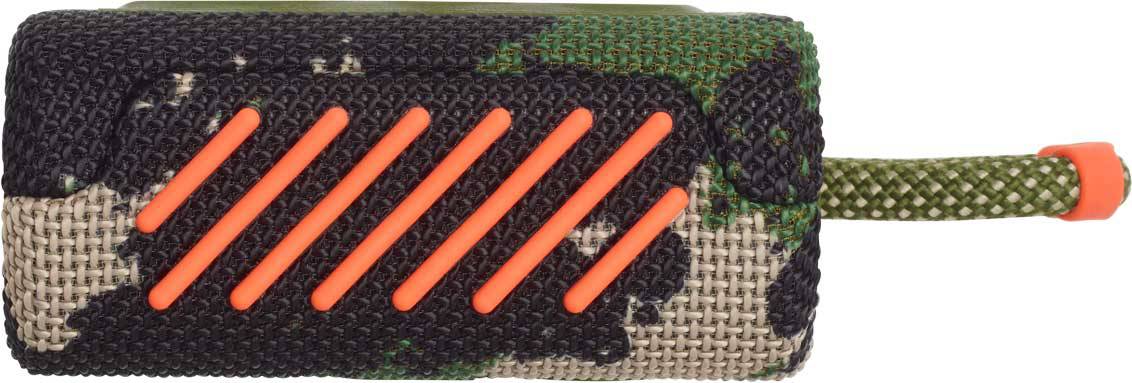 JBL Go 3 Bluetooth® Lautsprecher Wasserfest, staubfest Camouflage