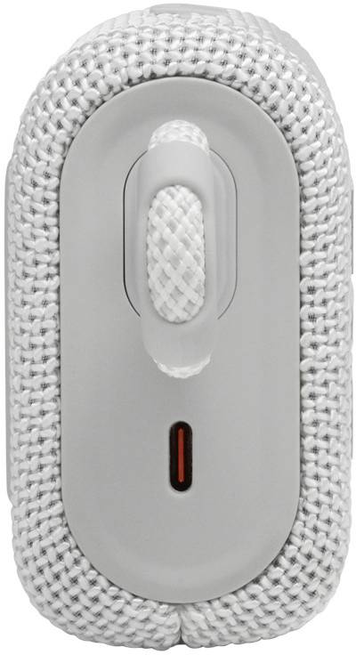 JBL Go 3 Bluetooth® Lautsprecher Wasserfest, staubfest Weiß