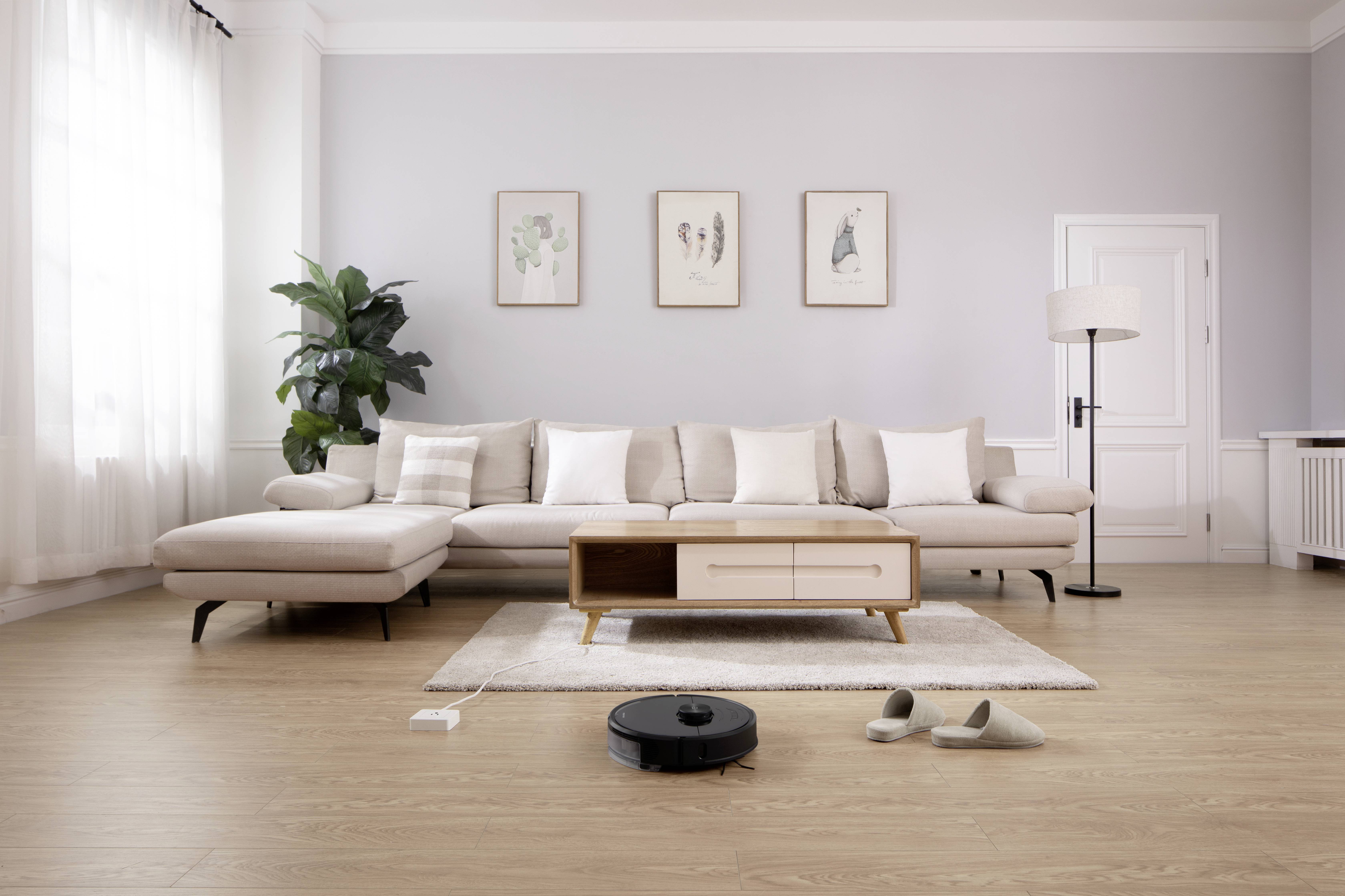 Roborock S6 MaxV Saugroboter Schwarz App gesteuert