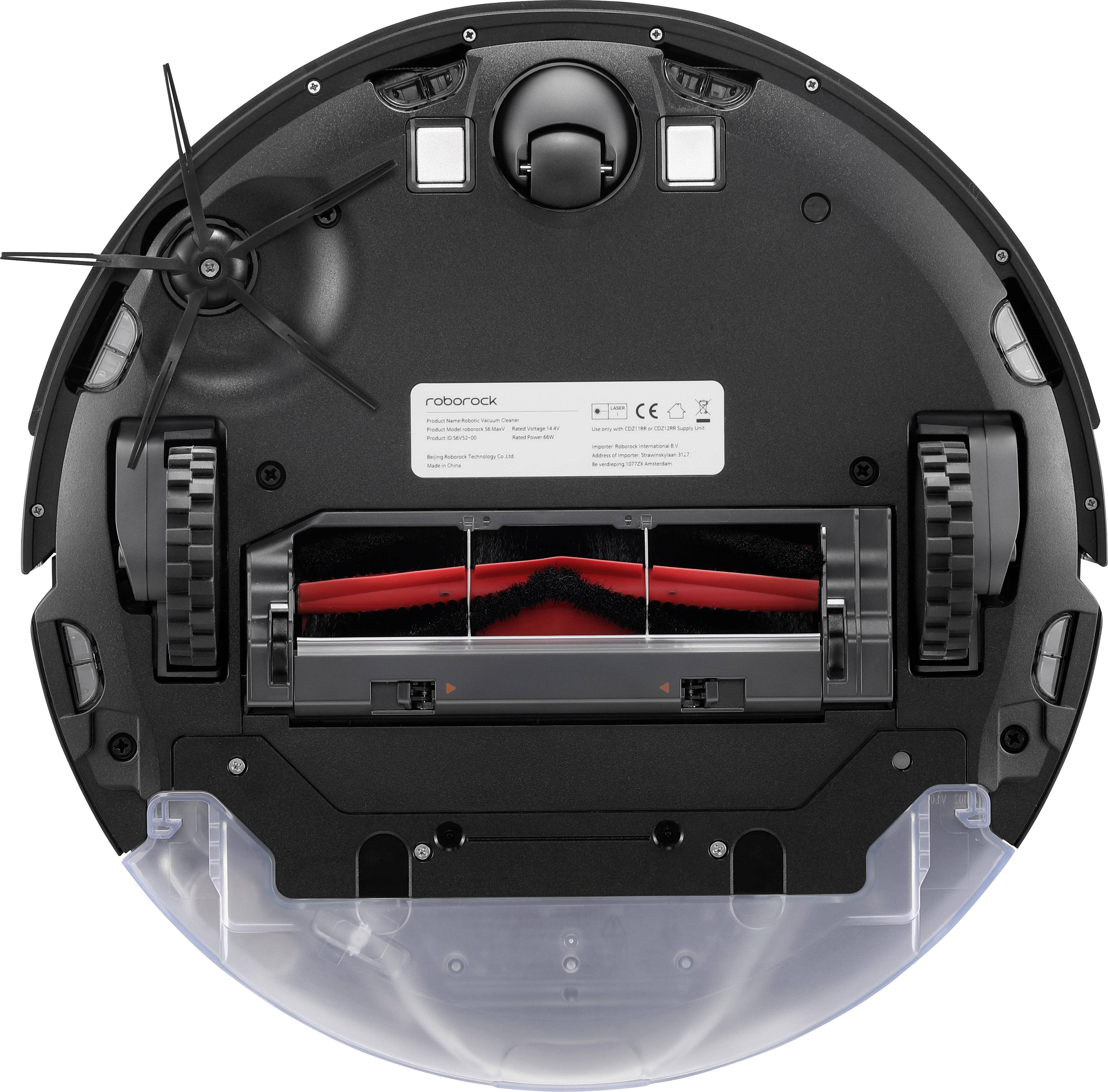 Roborock S6 MaxV Saugroboter Schwarz App gesteuert