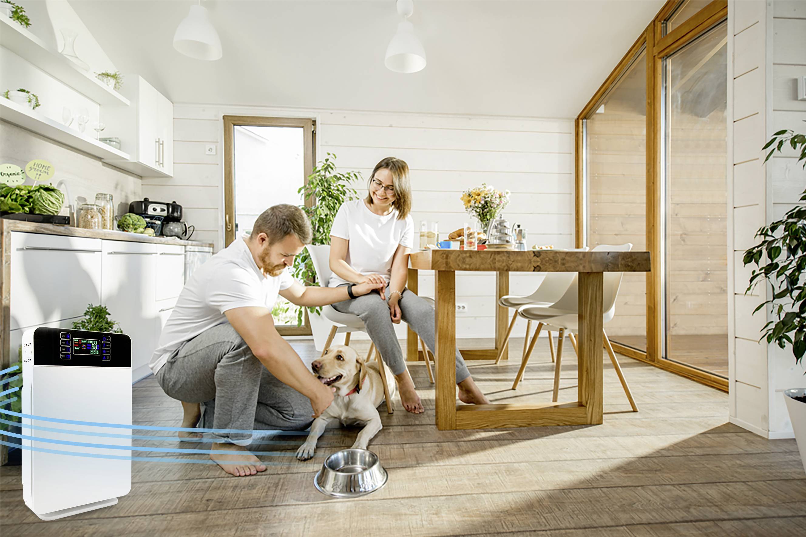 MediaShop M19972 AirPurifier Luftreiniger 30 m² Weiß