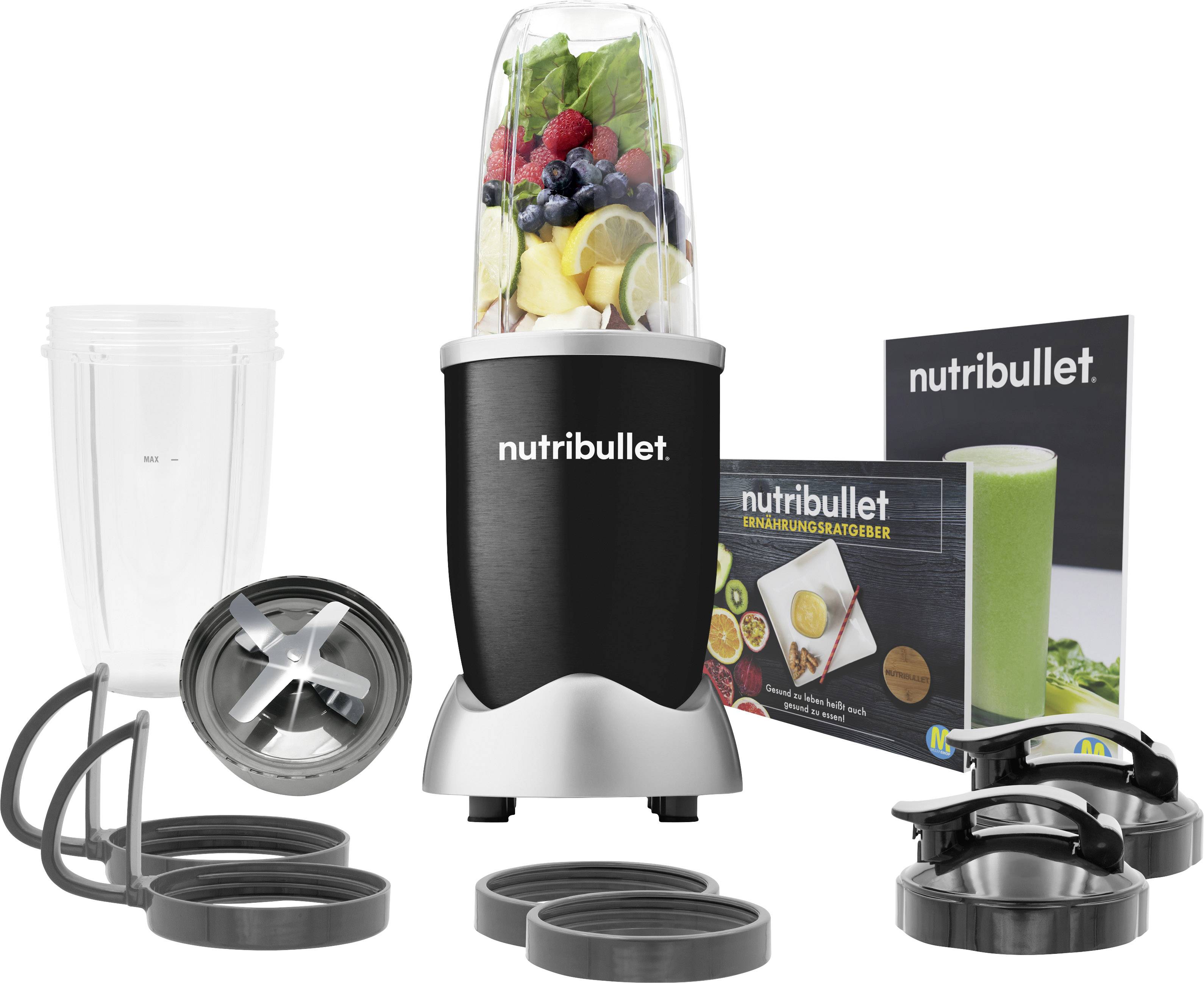 MediaShop NutriBullet® Pro Smoothie-Maker 900 W Schwarz