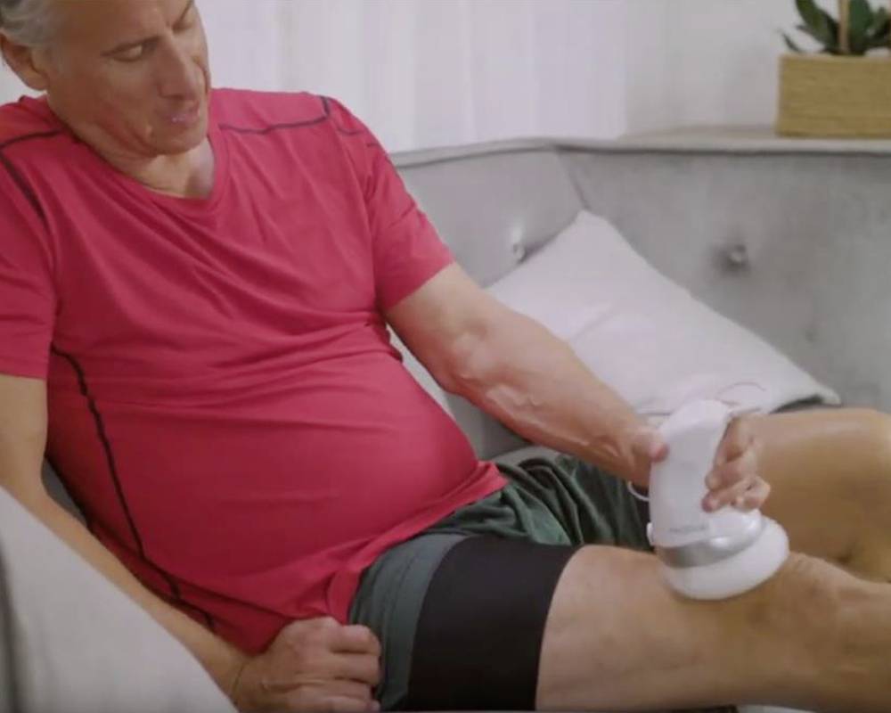 MediaShop VibroSculpt Handmassagegerät Weiß