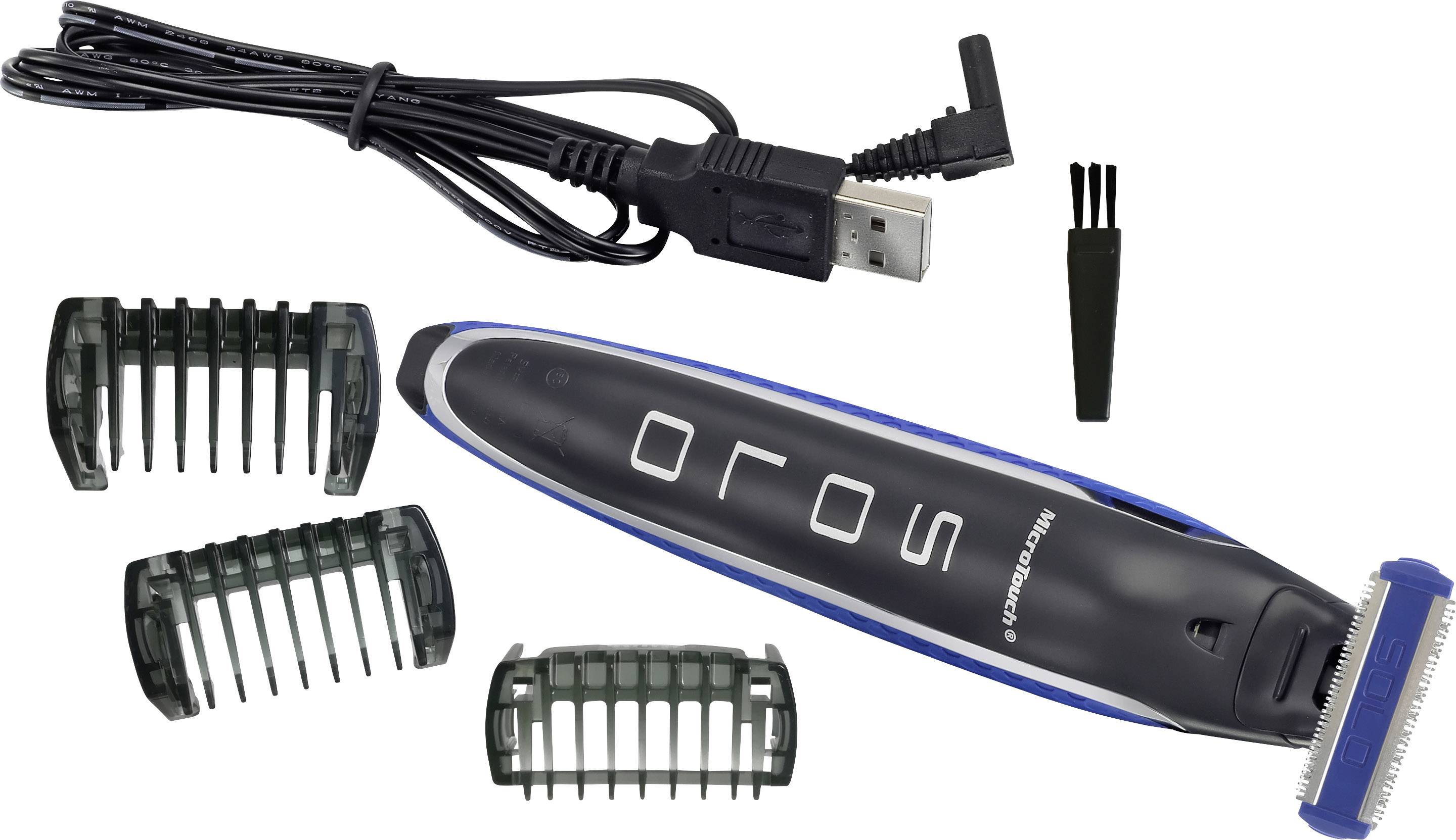 MediaShop MicroTouch Solo Bartschneider Schwarz, Blau