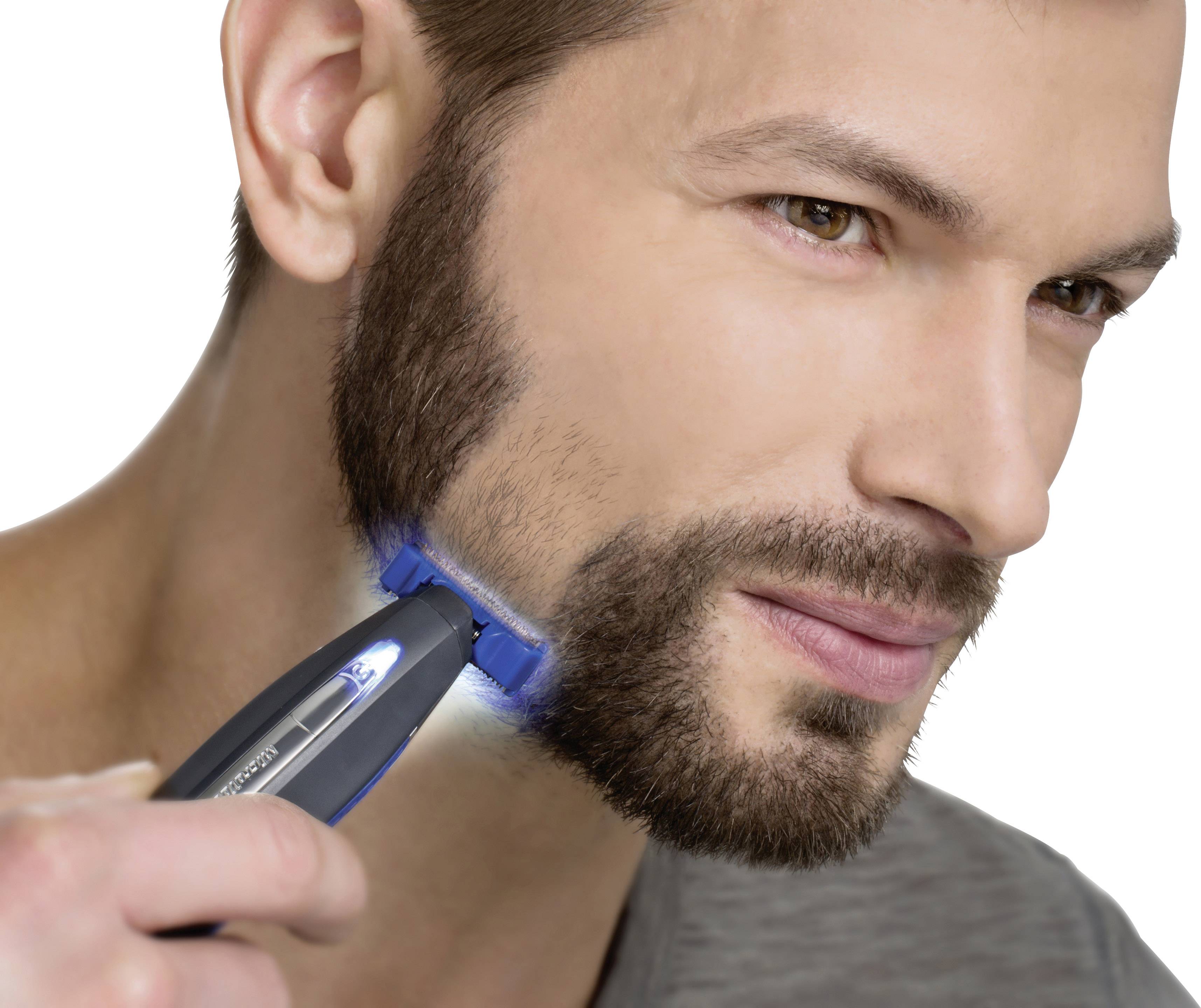 MediaShop MicroTouch Solo Bartschneider Schwarz, Blau