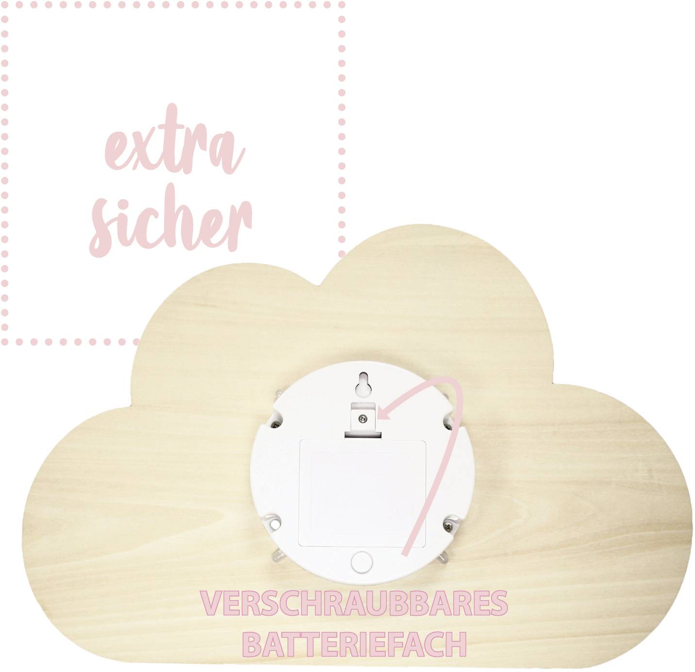 lumilu Silhouette Light - cloud 52167 Nachtlicht Wolke Warmweiß Natur