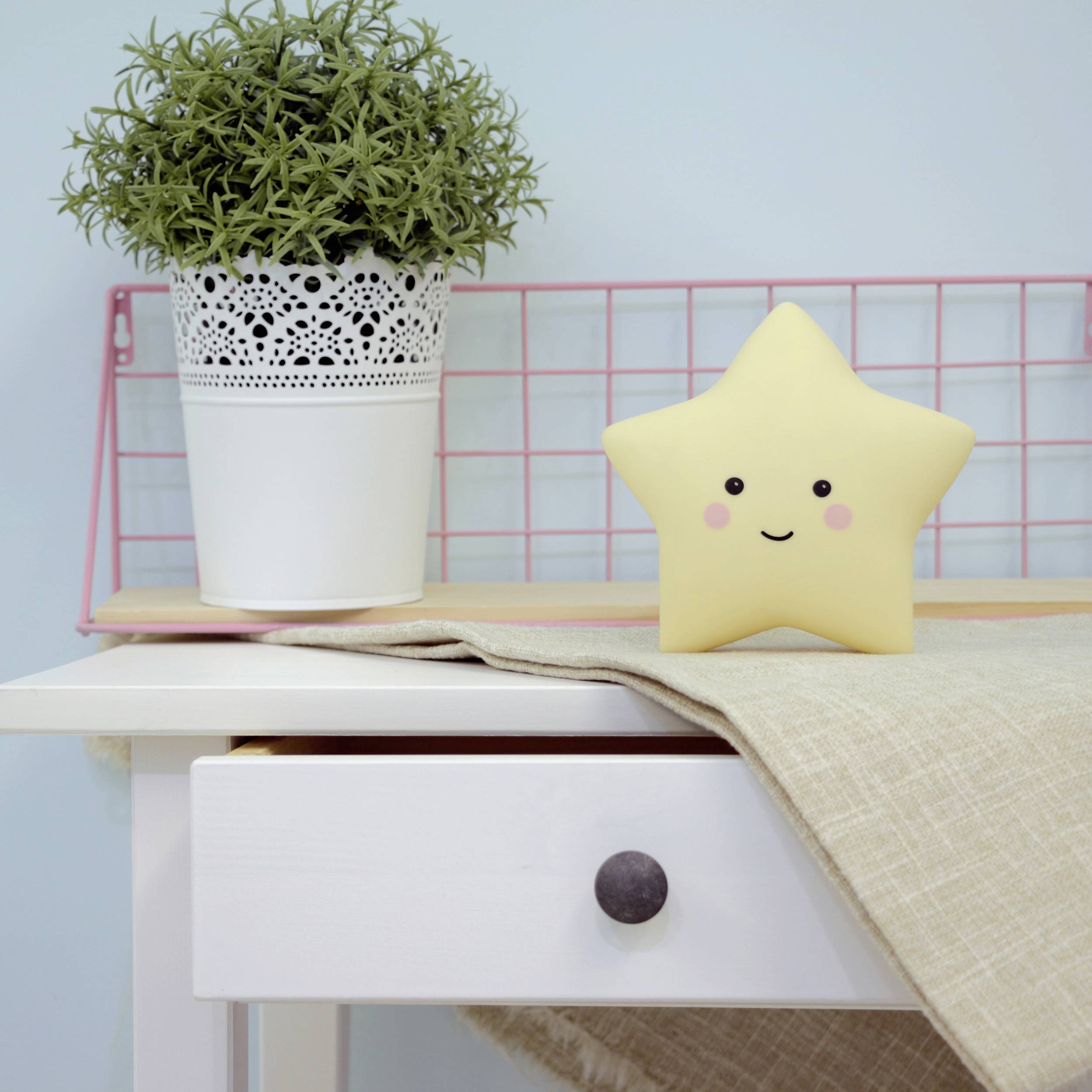 lumilu Sweet Dreams - star 52265 Nachtlicht Stern Warmweiß Gelb