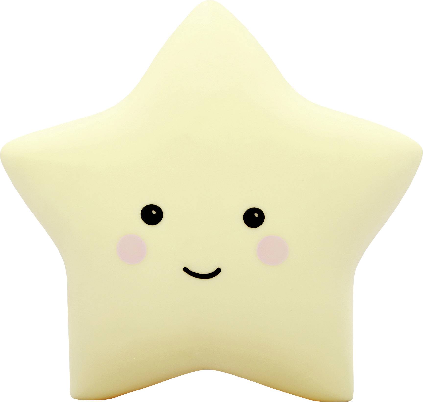 lumilu Sweet Dreams - star 52265 Nachtlicht Stern Warmweiß Gelb