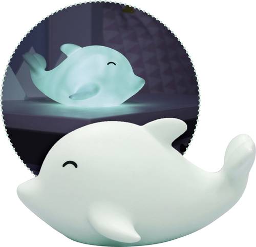 lumilu Sea Life - dolphin 52293 Nachtlicht Delfin Pastell-Grün