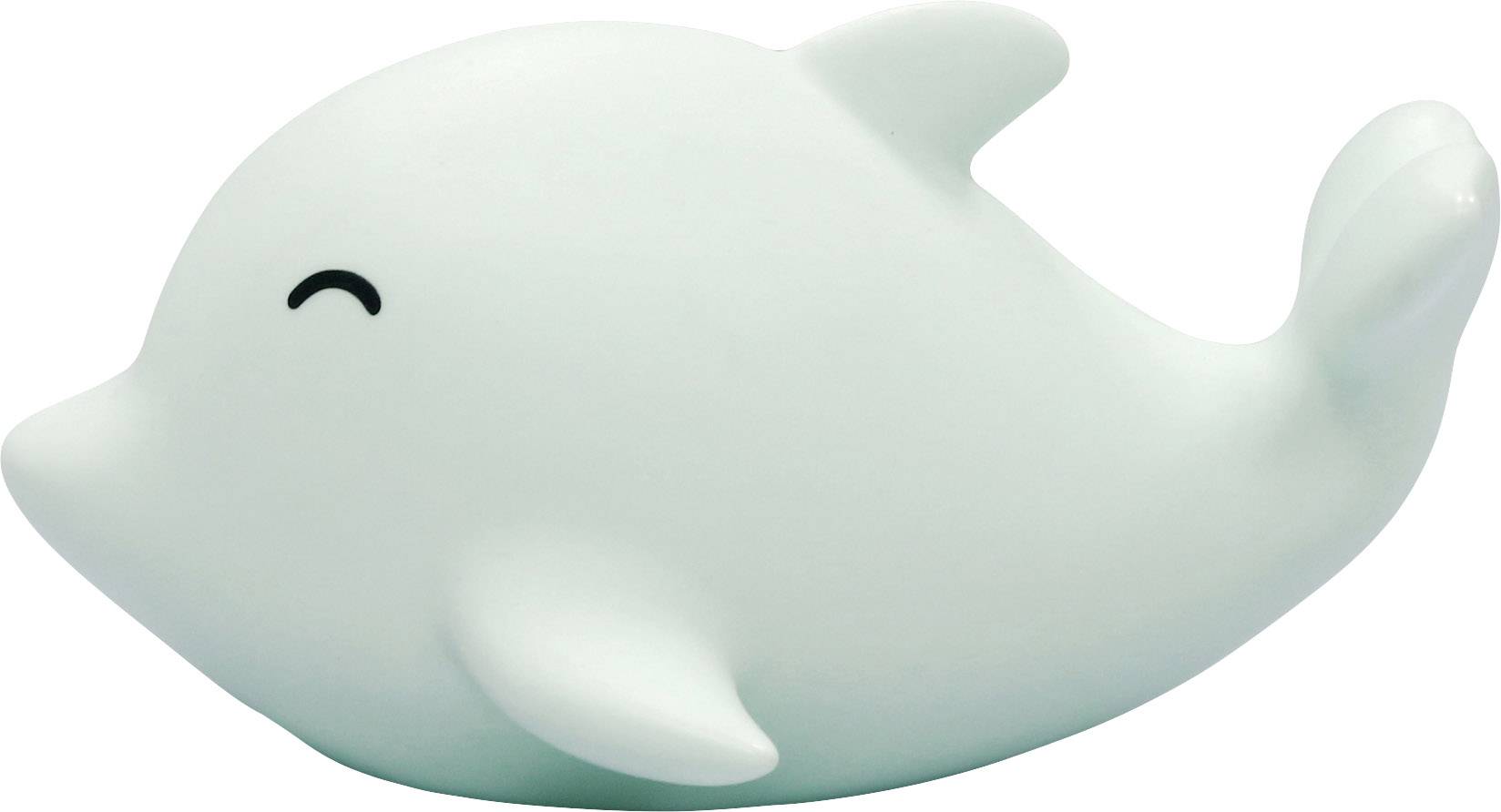 lumilu Sea Life - dolphin 52293 Nachtlicht Delfin Warmweiß Pastell-Grün