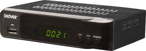 Denver DVBS-206HD HD-SAT-Receiver Front-USB Anzahl Tuner: 1