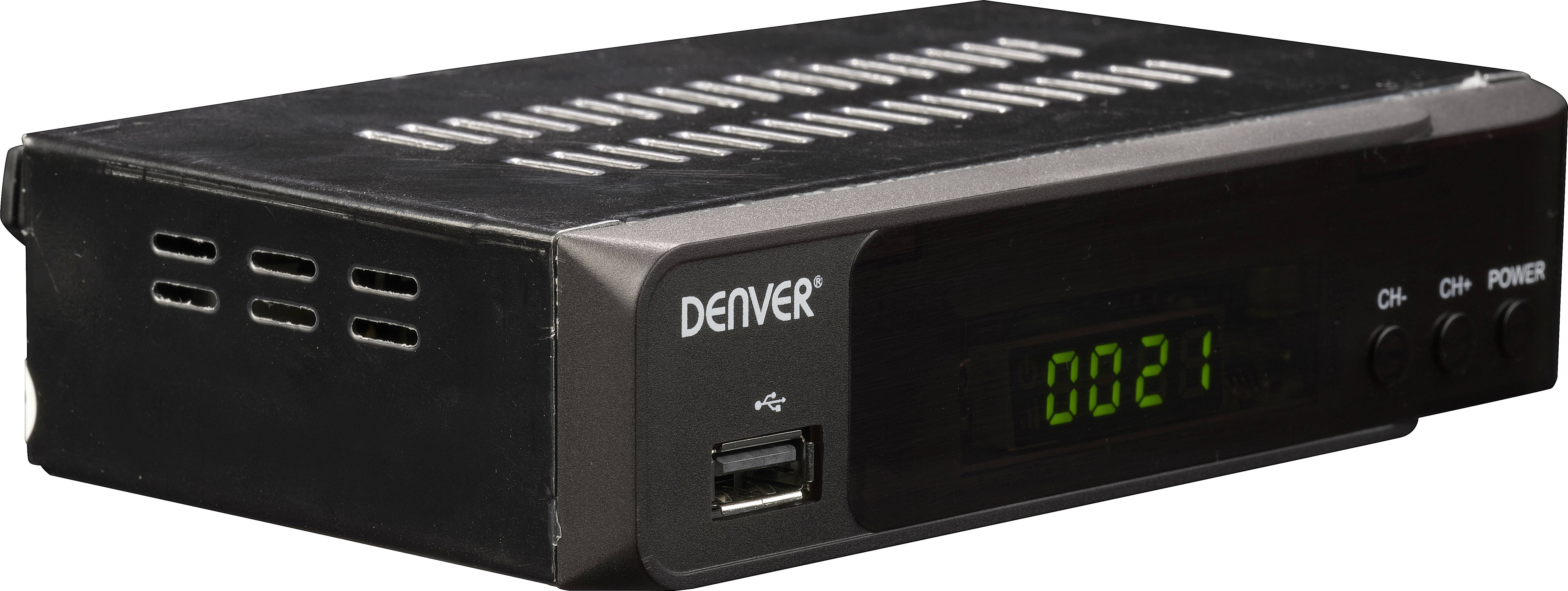 Denver DVBS-206HD HD-SAT-Receiver Front-USB Anzahl Tuner: 1