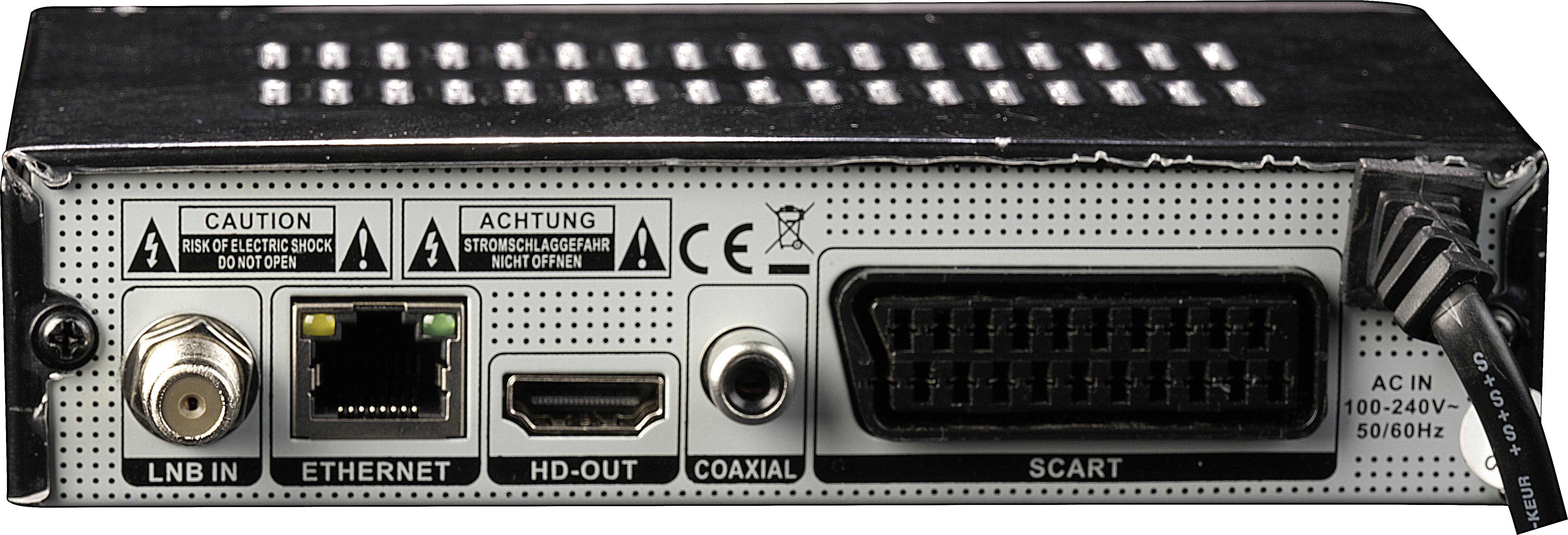 Denver DVBS-206HD HD-SAT-Receiver Front-USB Anzahl Tuner: 1