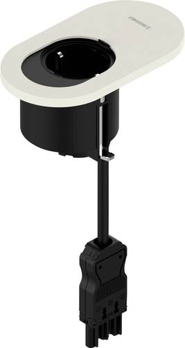 60201001/1 1 Stück Einbau-Steckdose Weiß