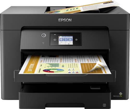 Epson WorkForce WF-7830DTWF Tintenstrahl-Multifunktionsdrucker A3 Drucker, Kopierer, Scanner, Fax Du