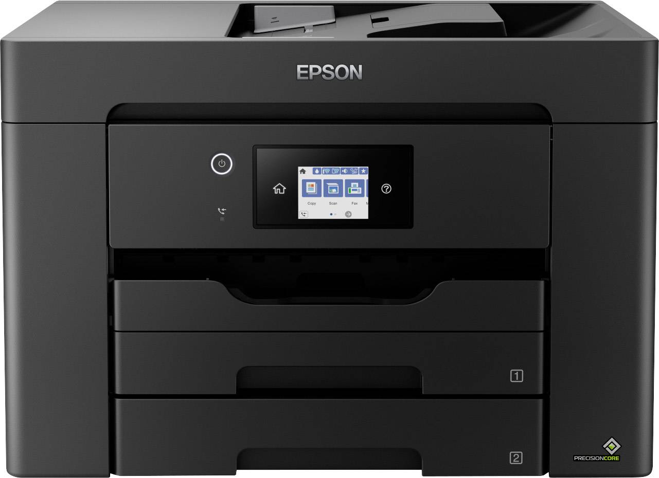 Epson WorkForce WF-7830DTWF Multifunktionsdrucker Tintenstrahl Farbe A3 Drucker, Scanner, Kopierer, Fax Duplex, LAN, USB, WLAN