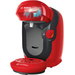 Bosch Haushalt Style TAS1103 Kapselmaschine Rot One Touch, Höhenverstellbarer Kaffeeauslauf