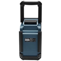 Makita Baustellenradio DAB, DAB+ AUX, Bluetooth®, USB spritzwassergeschützt, stoßfest Türkis, Schwarz, Silber Makita Baustellenradio DAB, DAB+ AUX, Bluetooth®, USB spritzwassergeschützt, stoßfest Türkis, Schwarz, Silber