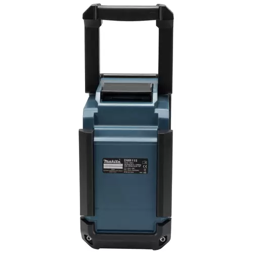 Makita Baustellenradio DAB, DAB+ AUX, Bluetooth®, USB spritzwassergeschützt, stoßfest Türkis, Schwarz, Silber Makita Baustellenradio DAB, DAB+ AUX, Bluetooth®, USB spritzwassergeschützt, stoßfest Türkis, Schwarz, Silber