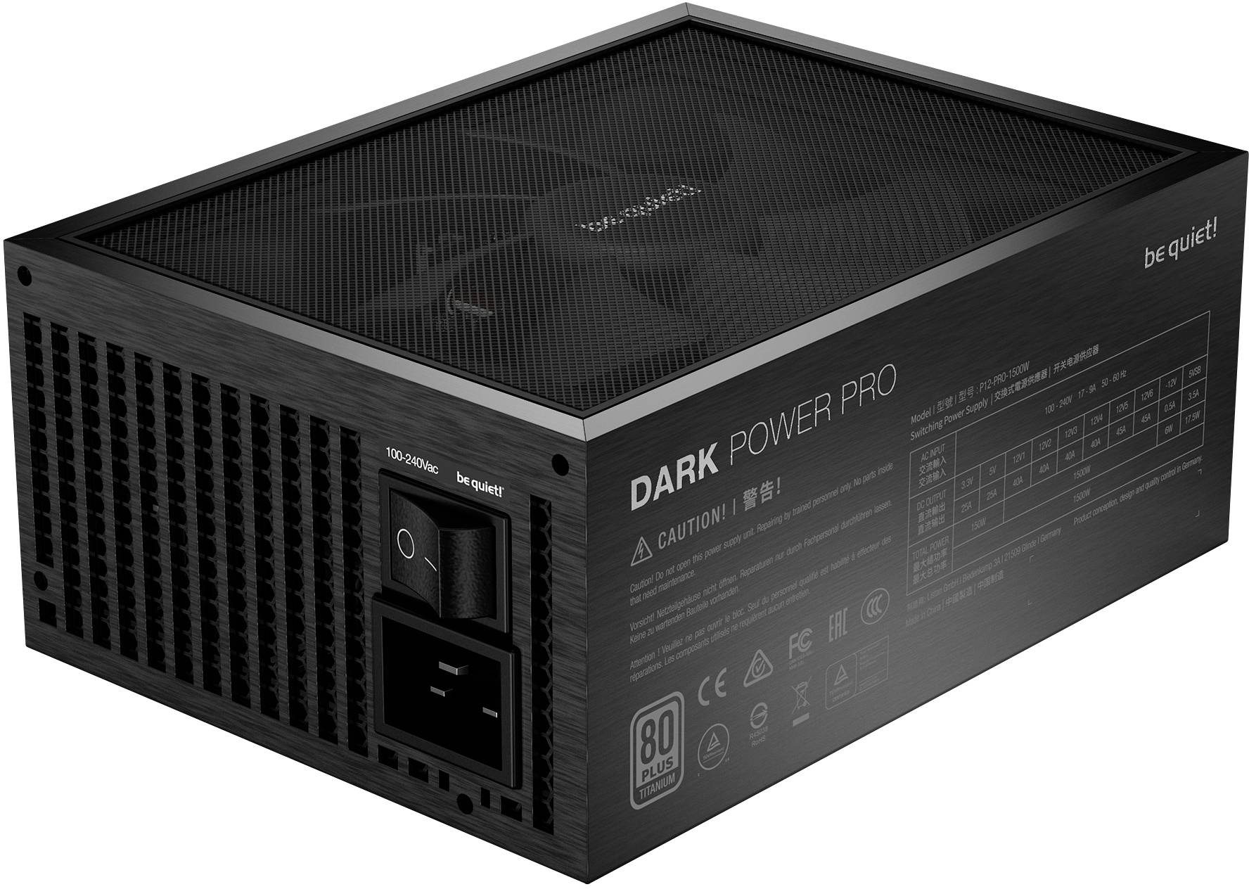 BeQuiet Dark Power Pro 12 PC Netzteil 1500 W ATX