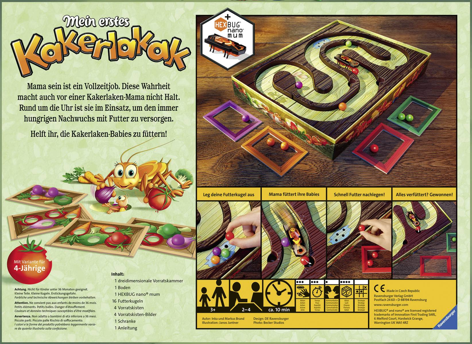Ravensburger 20548 Mein erstes Kakerlakak D