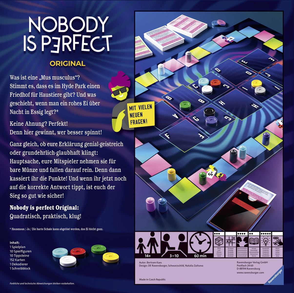 Ravensburger 26845 Nobody is Perfect Original D