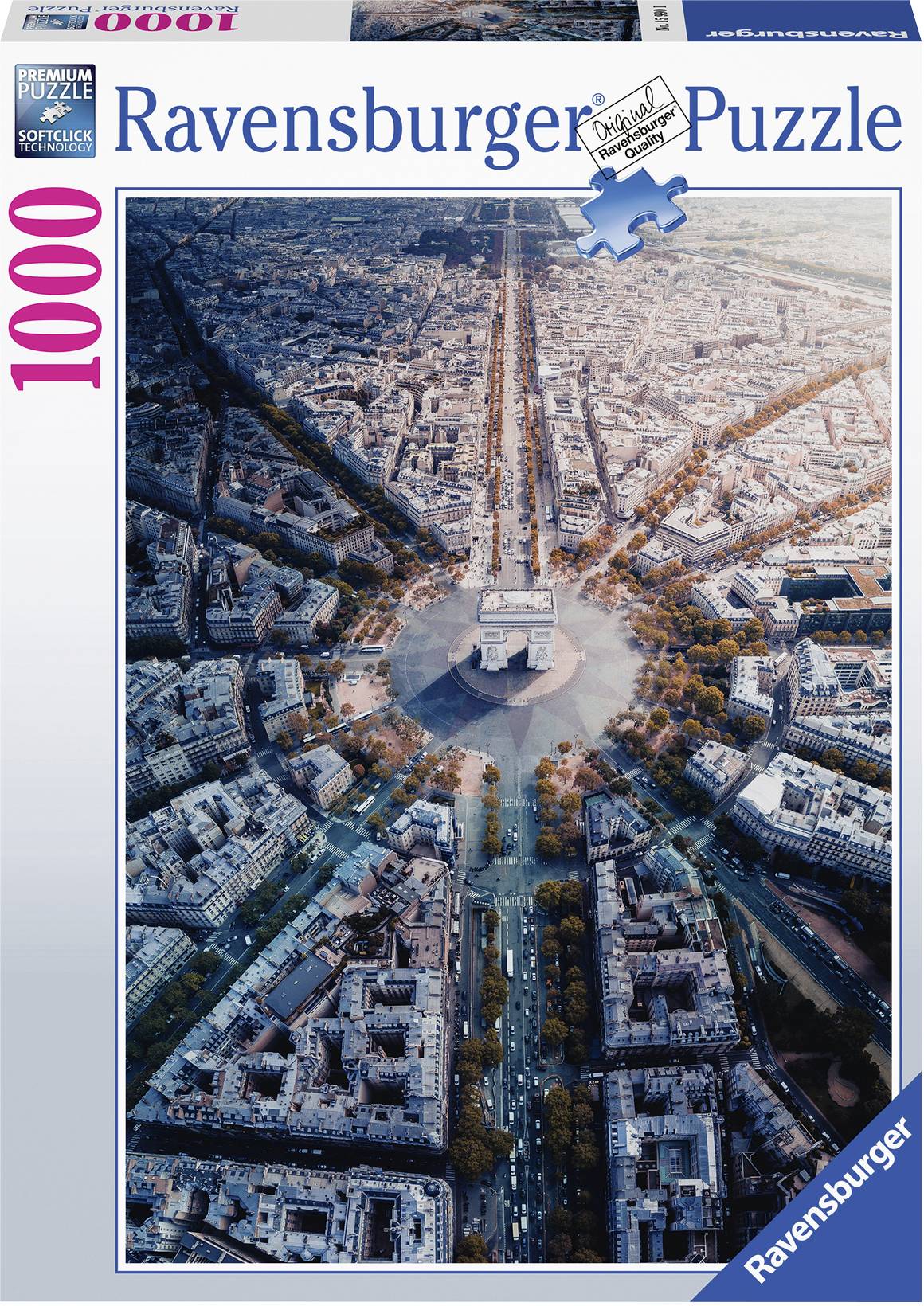 Paris von Oben 1000p Puzzle 15990 Paris von Oben 1000p 1 St.