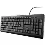 Trust PRIMO Kabelgebunden Tastatur Deutsch, QWERTZ Schwarz mit numerischer Tastatur Trust PRIMO Kabelgebunden Tastatur Deutsch, QWERTZ Schwarz mit numerischer Tastatur