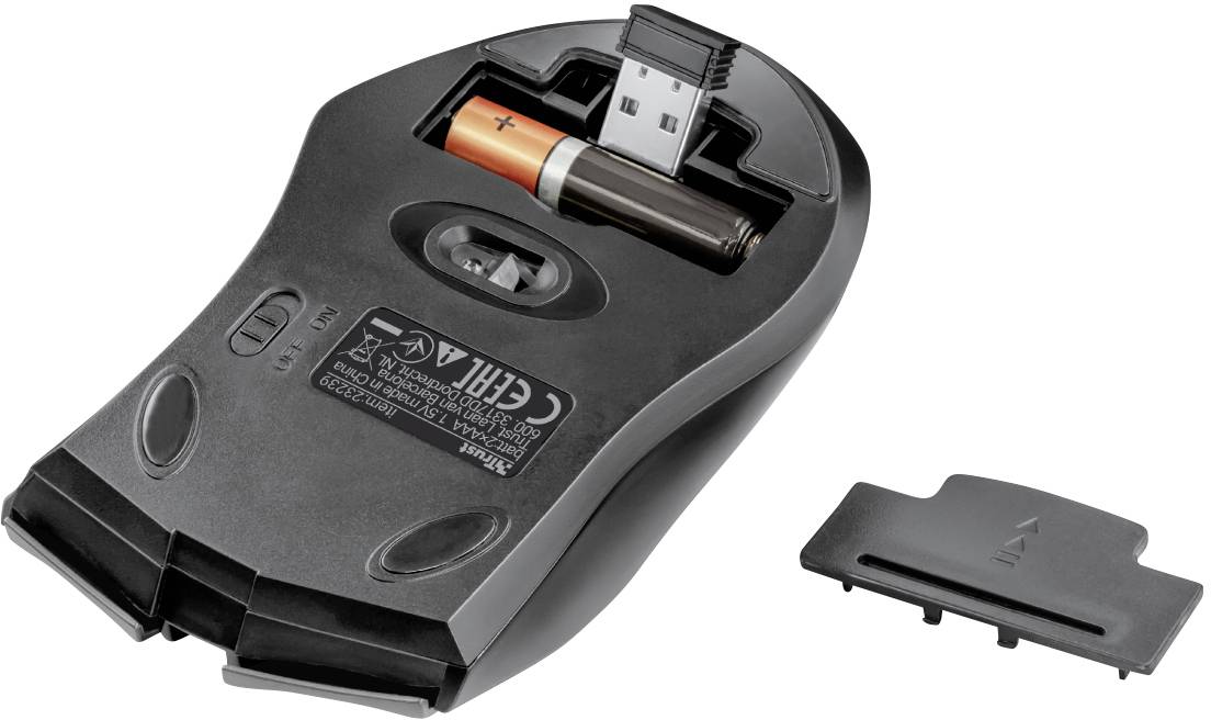 Trust TECLA-2 Kabellos, USB Tastatur, Maus-Set Ergonomisch, Multimediatasten Deutsch, QWERTZ Schwarz