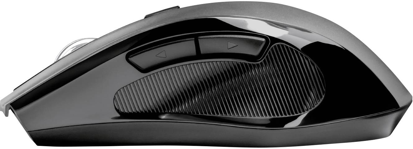 Trust TECLA-2 Kabellos, USB Tastatur, Maus-Set Ergonomisch, Multimediatasten Deutsch, QWERTZ Schwarz