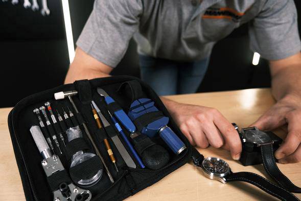 Brüder Mannesmann Uhrmacher-Werkzeugsatz 16teilig