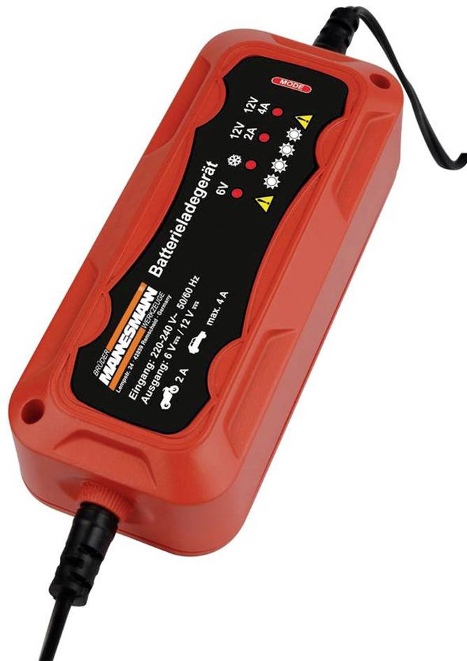 Brüder Mannesmann M12711 Kfz-Ladegerät 12 V, 6V