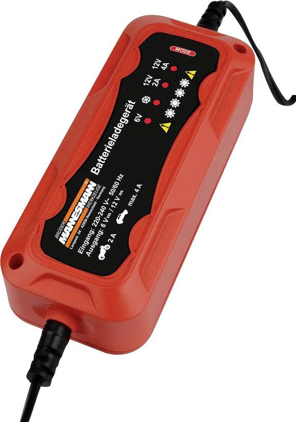 Brüder Mannesmann M12711 Kfz-Ladegerät 12 V, 6V