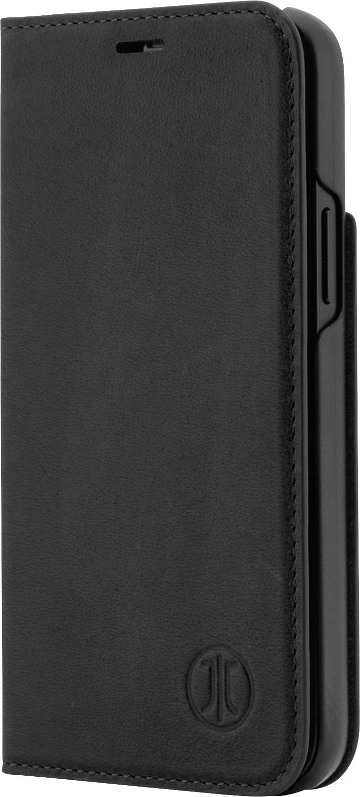 JT Berlin Tegel Booklet Apple iPhone 12, iPhone 12 Pro Schwarz Handy Flip Case, Standfunktion 10660
