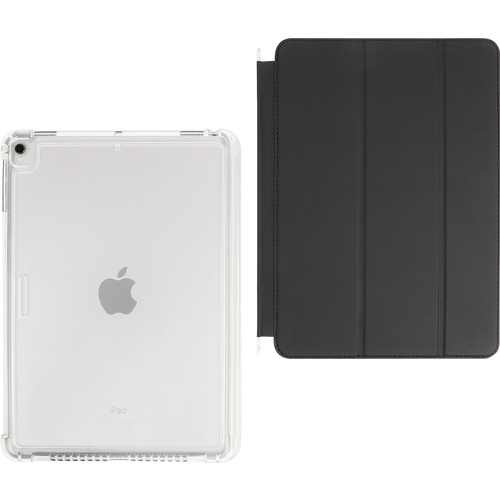 Skech Flipper Prime FlipCase Passend für Apple-Modell: iPad 10.2 (2020), iPad 10.2 (2019) Schwarz, Transparent