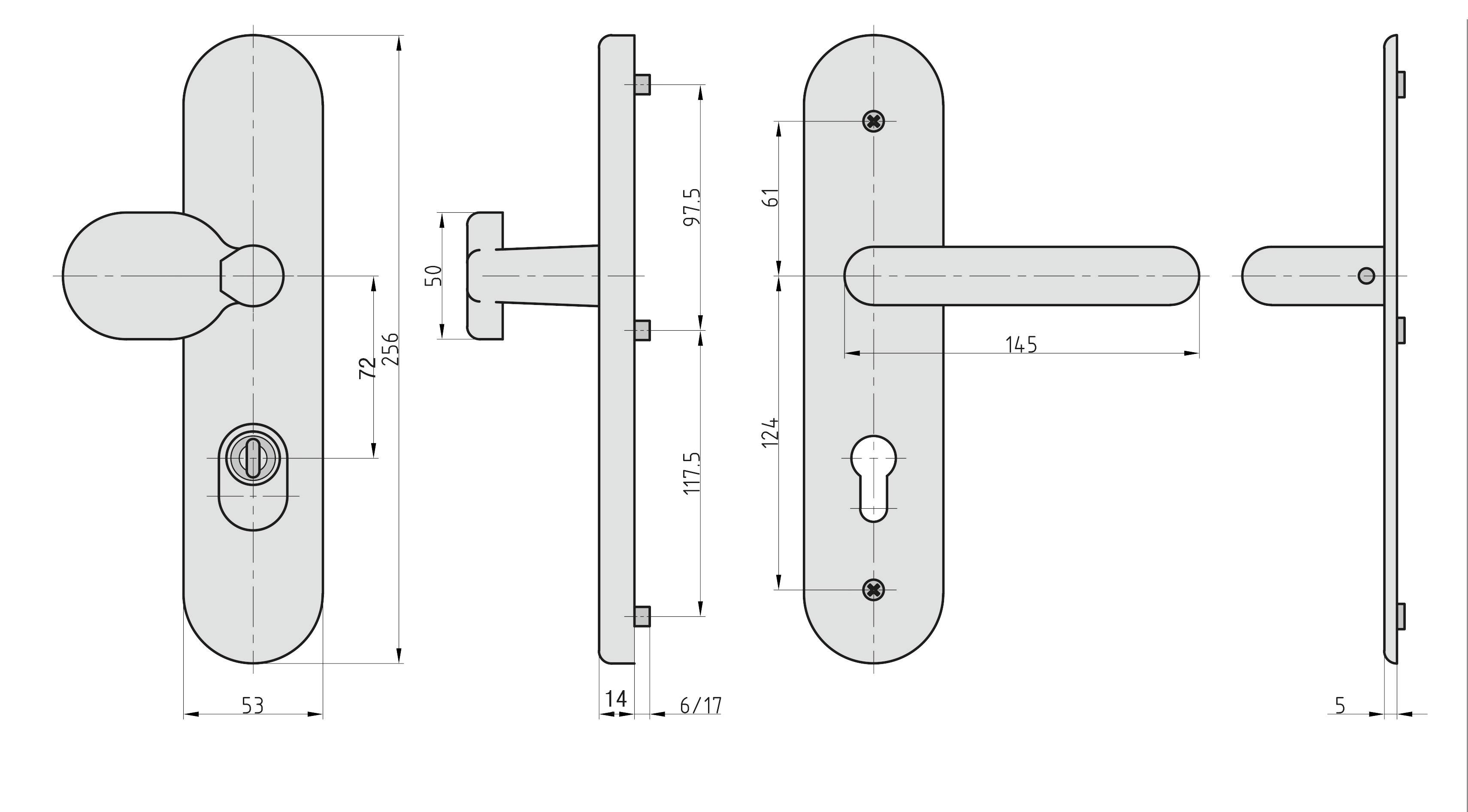 Basi 7509-0301 Wechsel-Schutzbeschlag