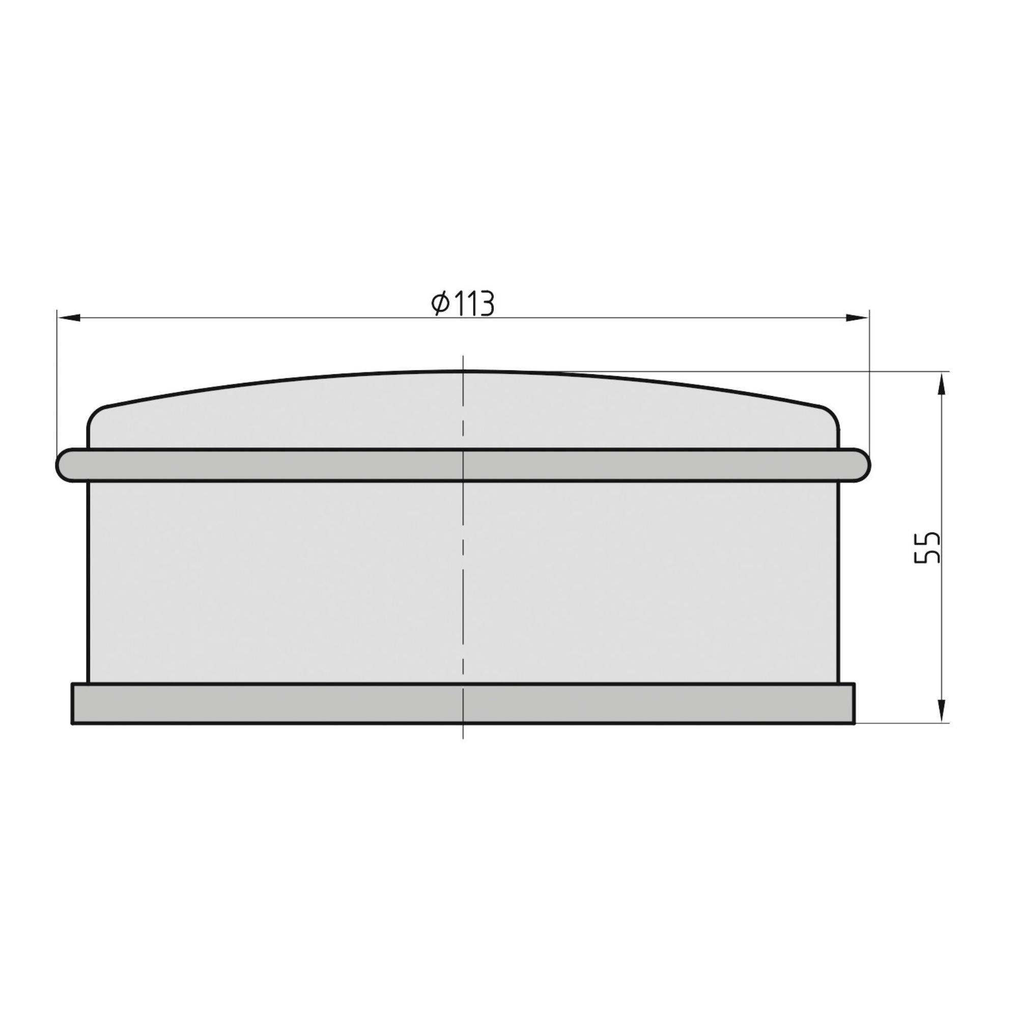 Basi Türstopper 7704-0026 (Ø x H) 113mm x 55mm